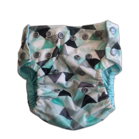 Bella Luna Pocket Cloth Diaper Small No Insert Geometric - Picture 1 of 6